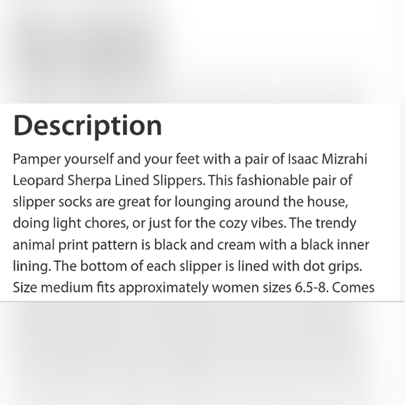 NWT Isaac Mizrahi New York Animal Print Cozy Slippers - Picture 4 of 4